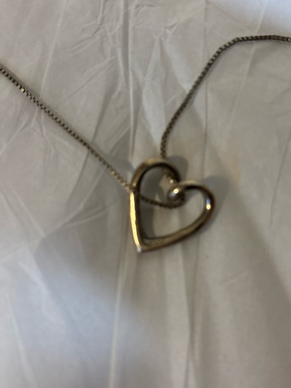 Vintage Italy 925 Sterling Silver Necklace 8” - Picture 2 of 6